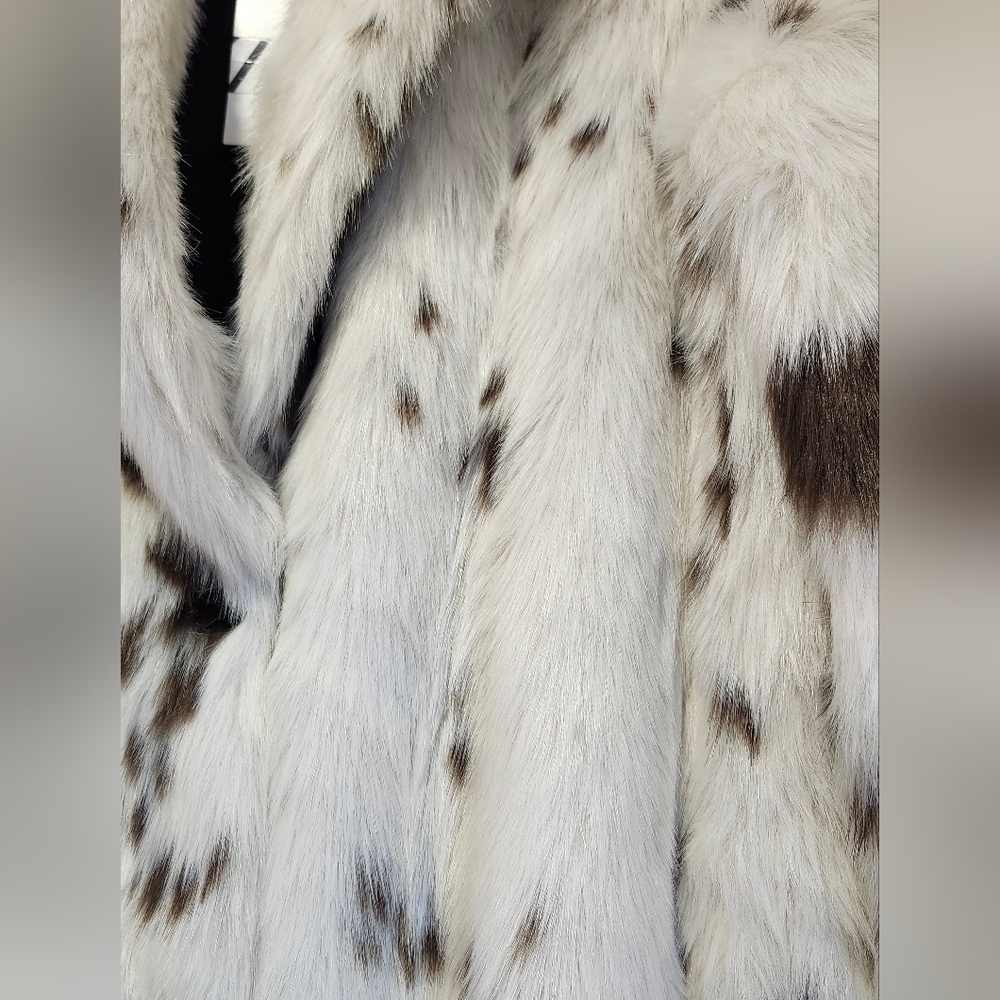 BNWT! Zara faux fur animal print coat - Picture 14 of 16